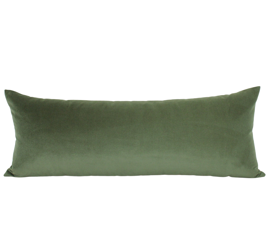 Extra Large Velvet Lumbar Pillow| Handwoven Pillows