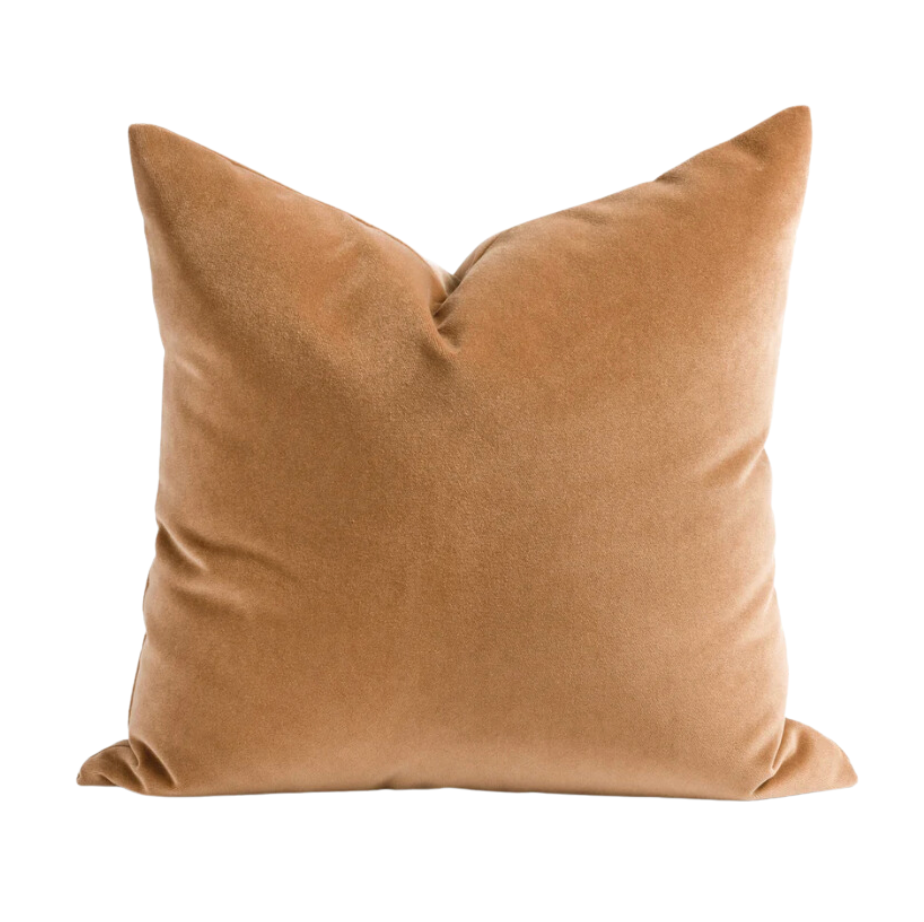 Camel Velvet Cover Pillow|Luxury Velvet Cover Pillow
