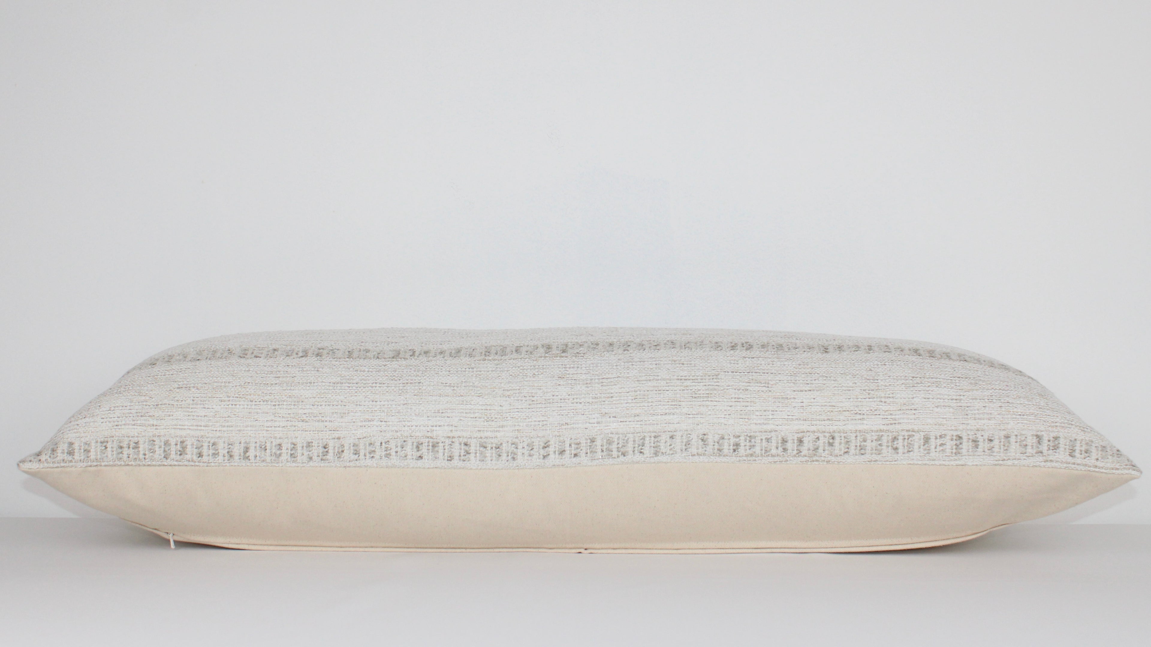 Beige Striped Lumbar