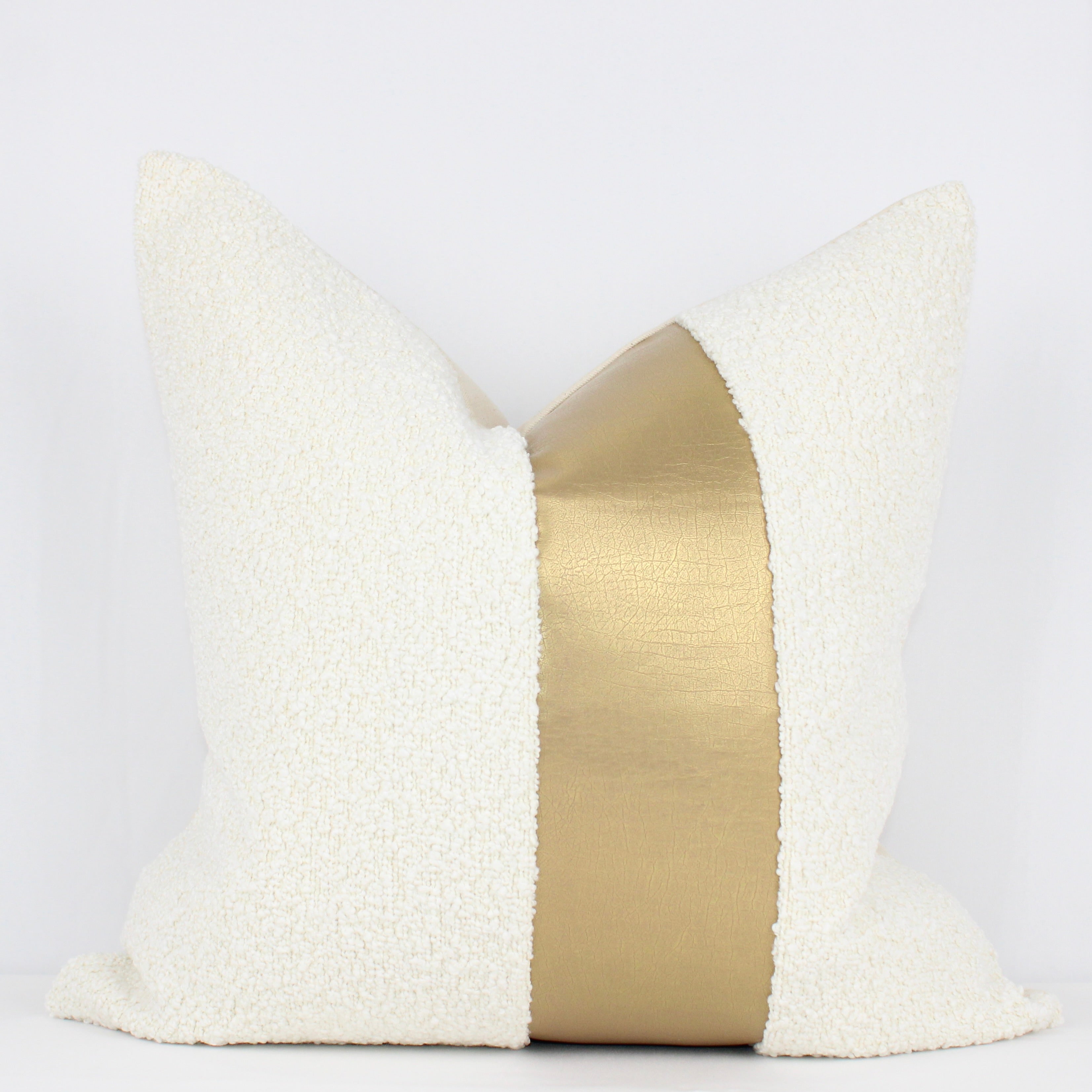 Coco Boucle With Faux Gold Leather