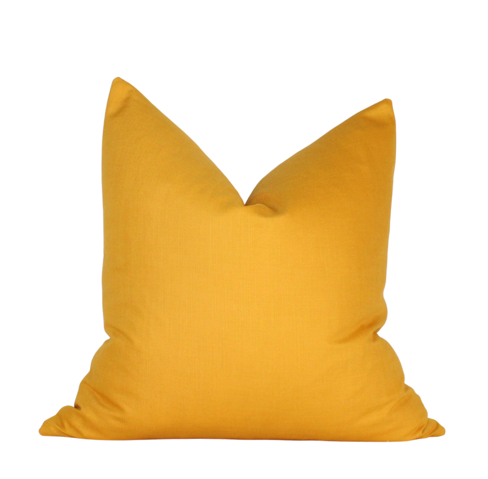 Honey Gold Linen Cover Pillow|Handwoven iPillow Covers