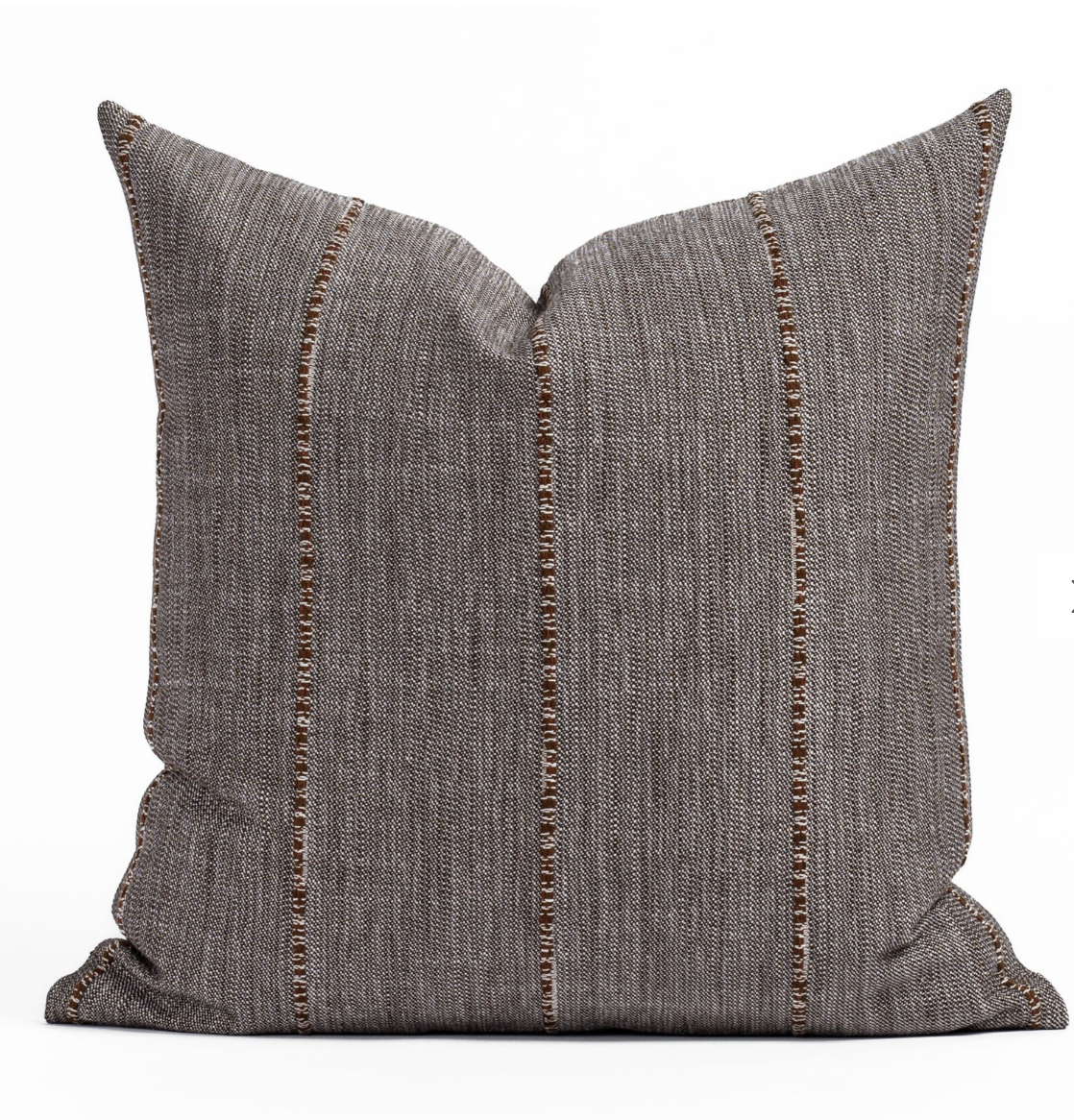 Brown Striped Linen