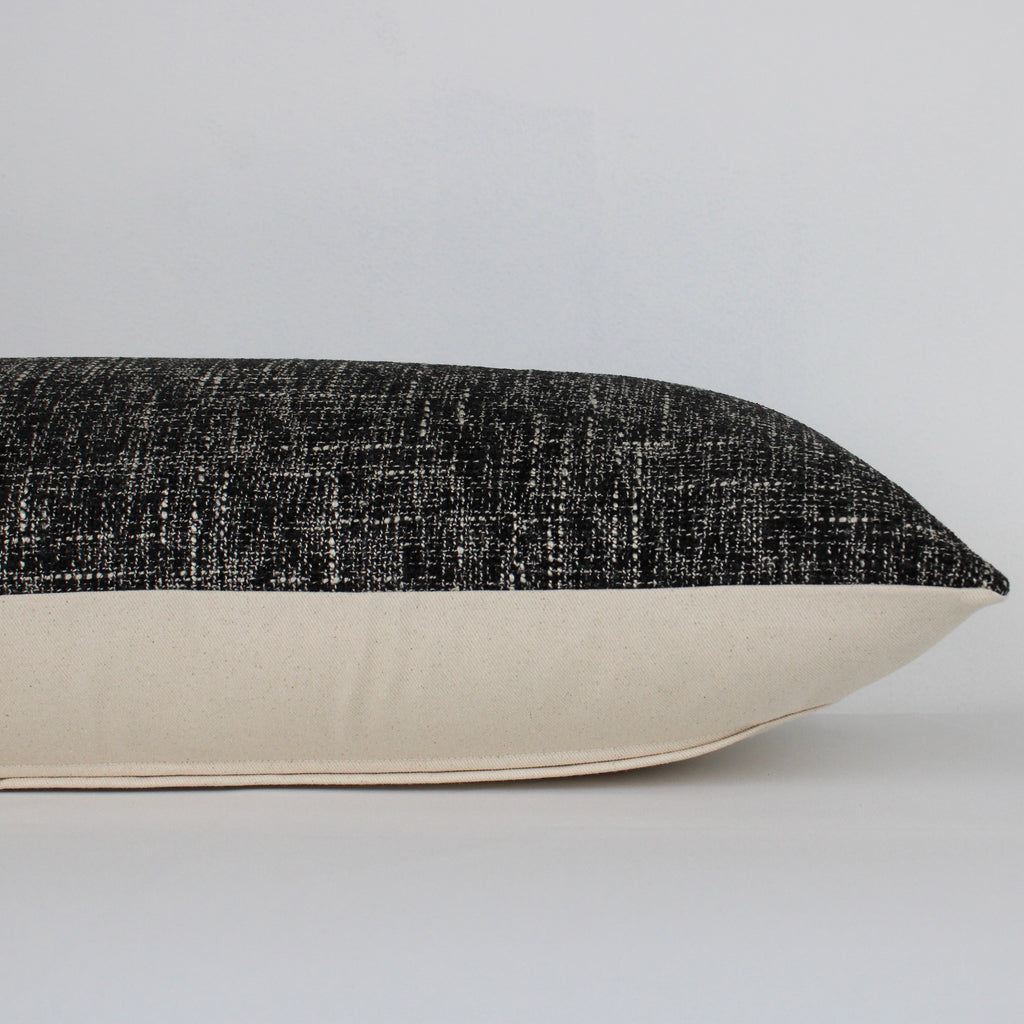 Extra Larger Elegant Black Lumbar