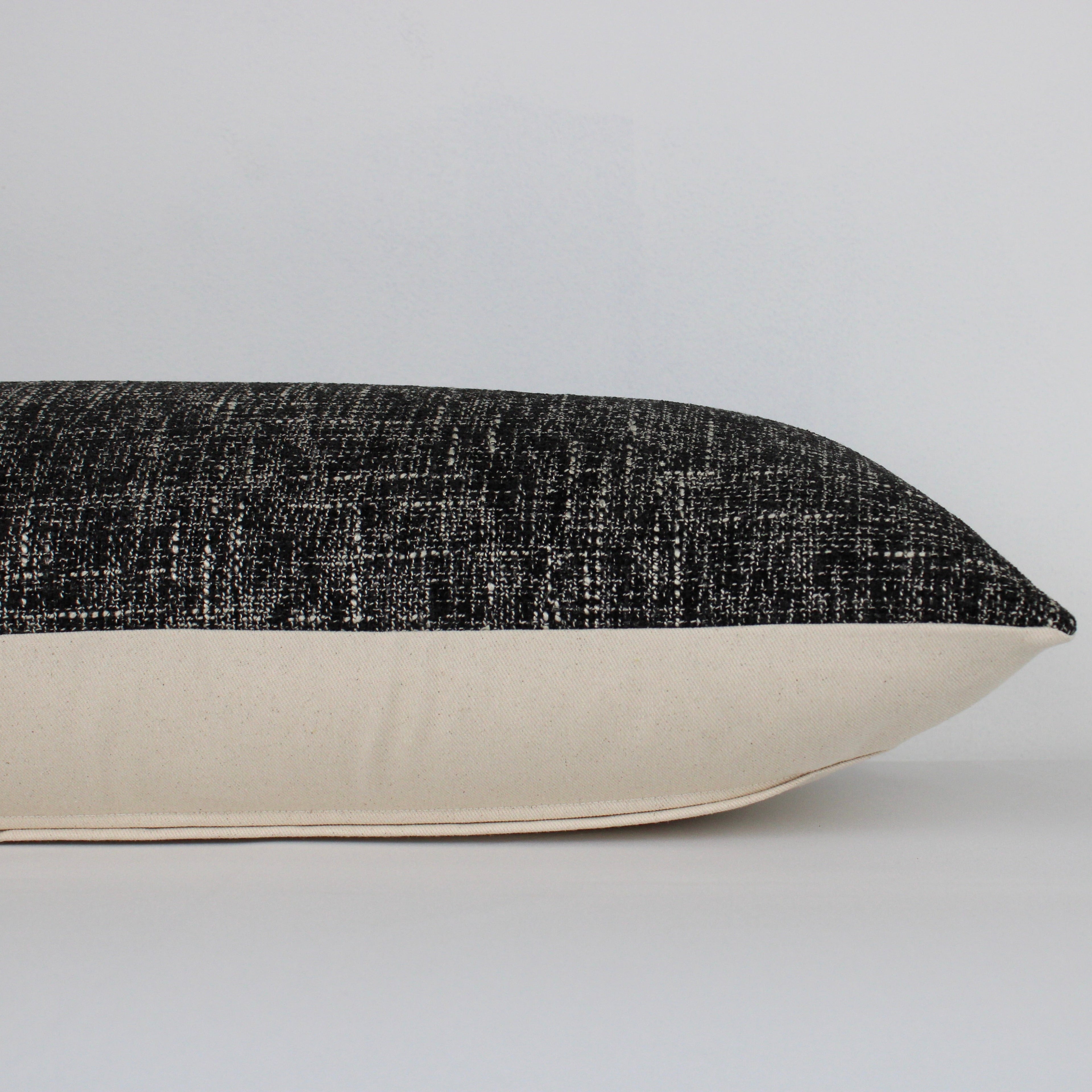 Extra Larger Elegant Black Lumbar