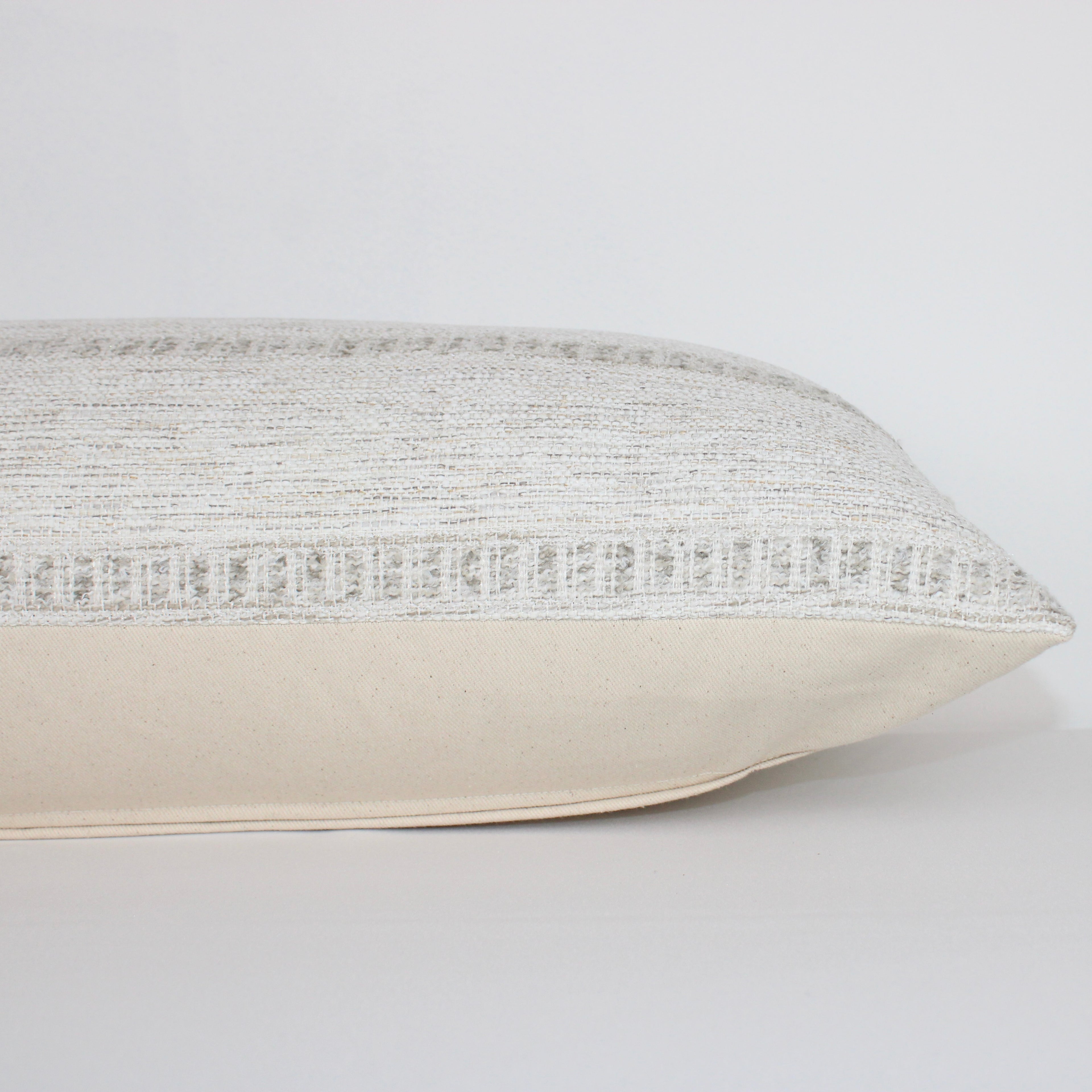 Beige Striped Lumbar