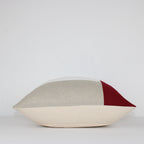 Colorblock Red Cover Pillow