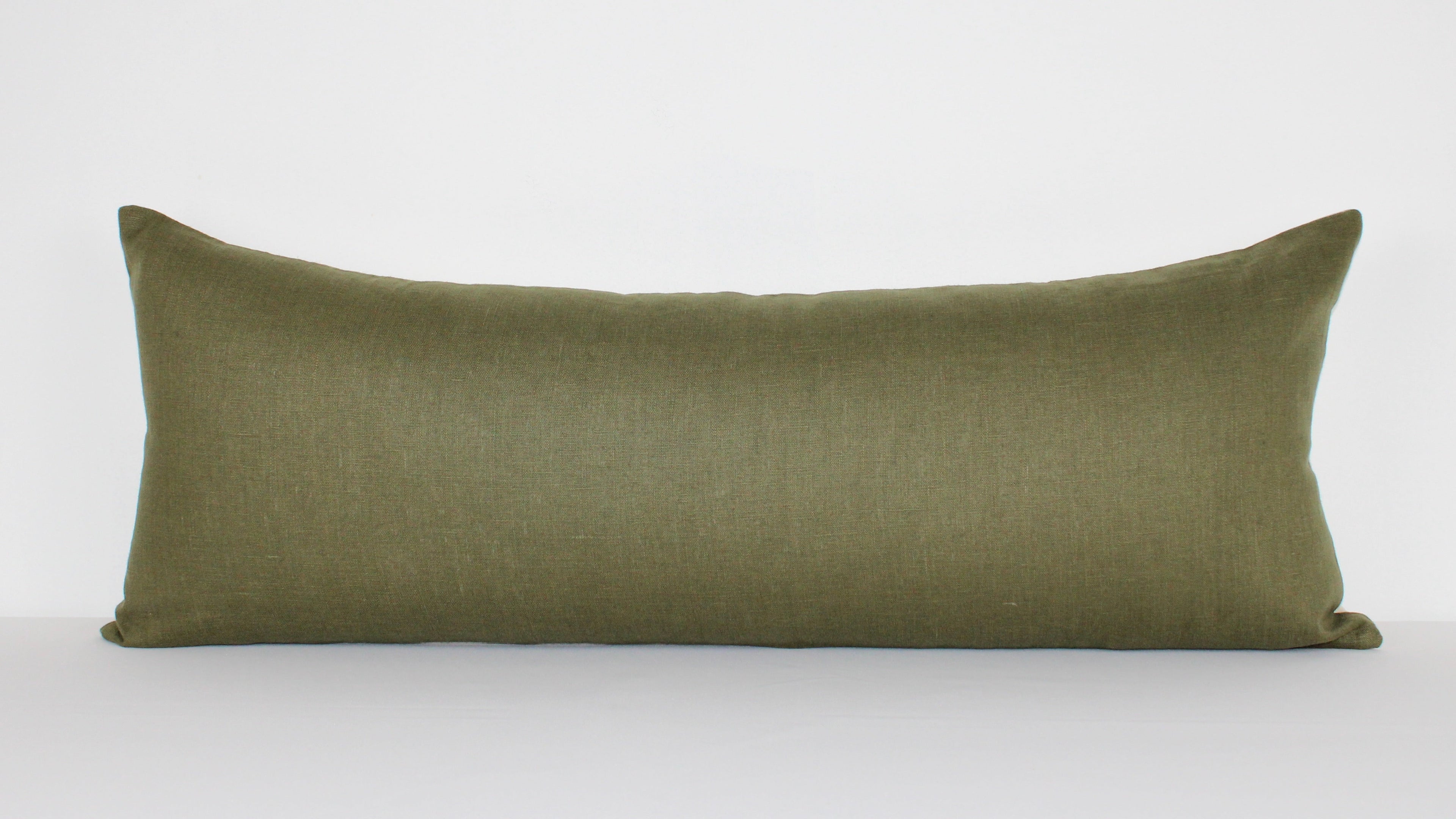 Moss Linen Extra Large Lumbar