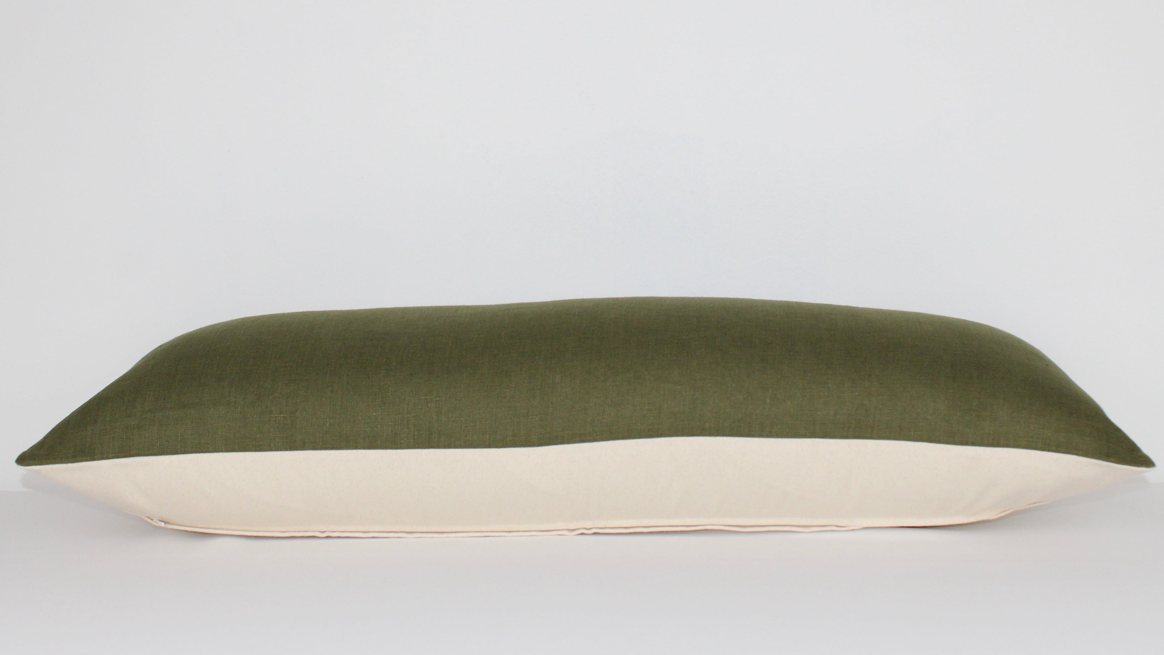 Moss Linen Extra Large Lumbar