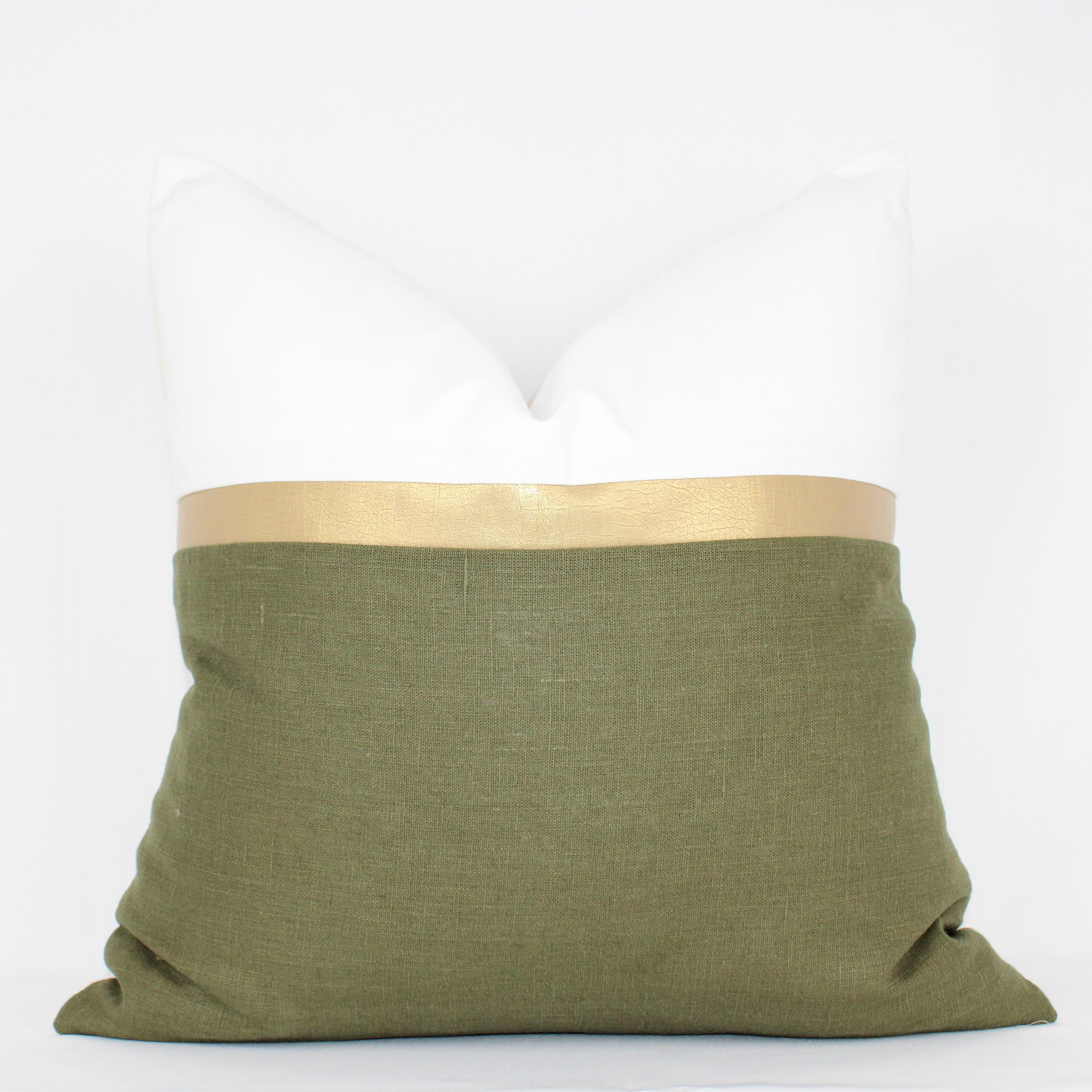 Moss Linen Cover Pillows