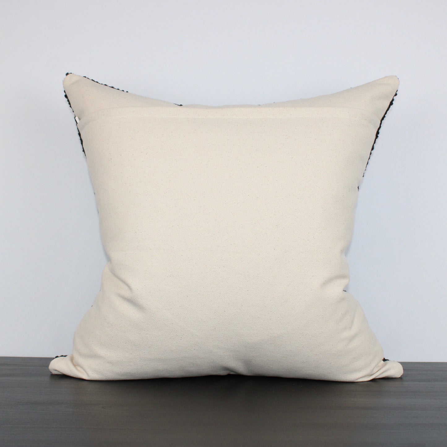 Black Boucle Pillow Cover | Linalooms