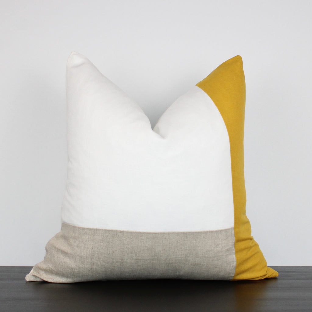 Colorblock Mustard Yellow