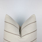 Ivory Woven Striped Cover