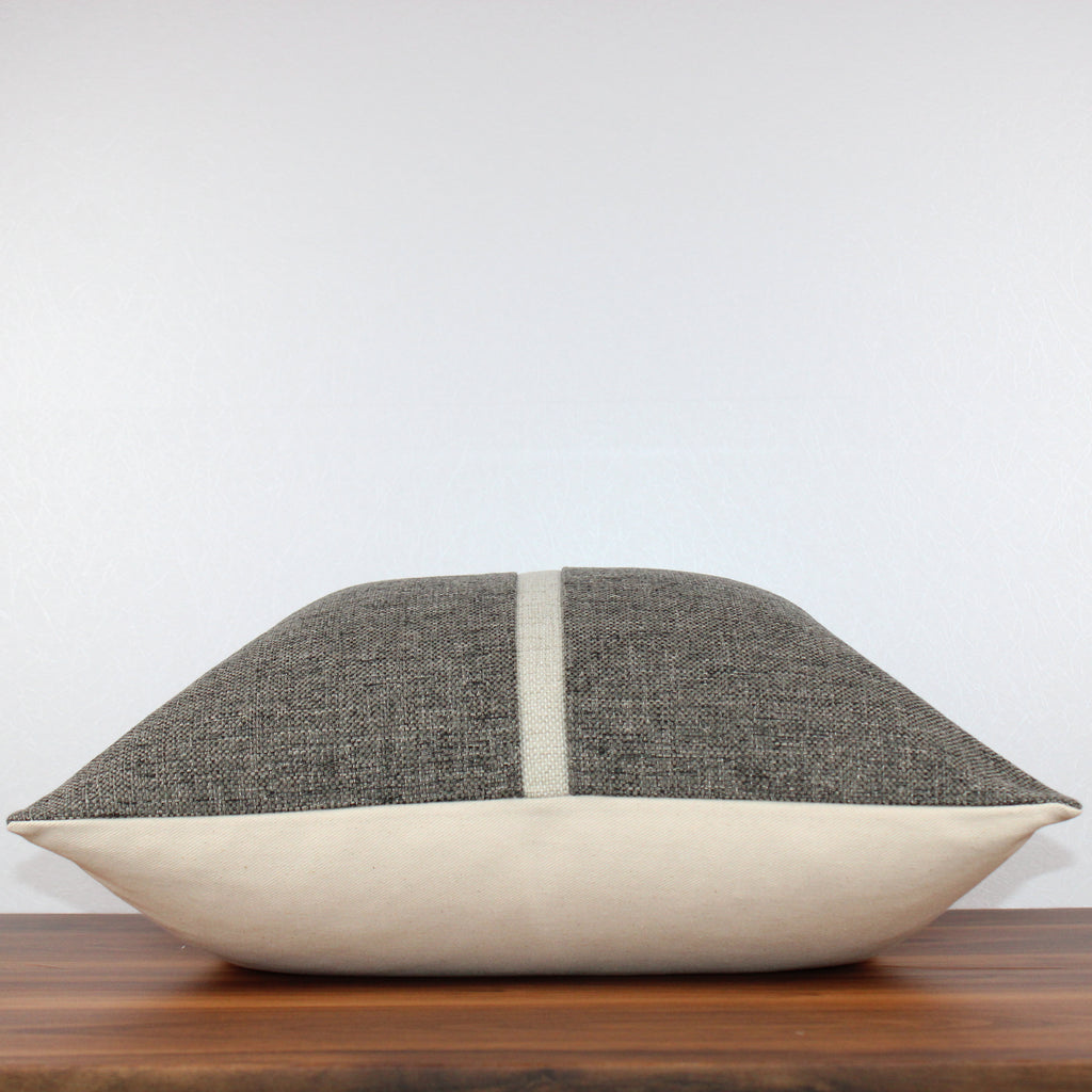 Hailey Charcoal Cover Pillow