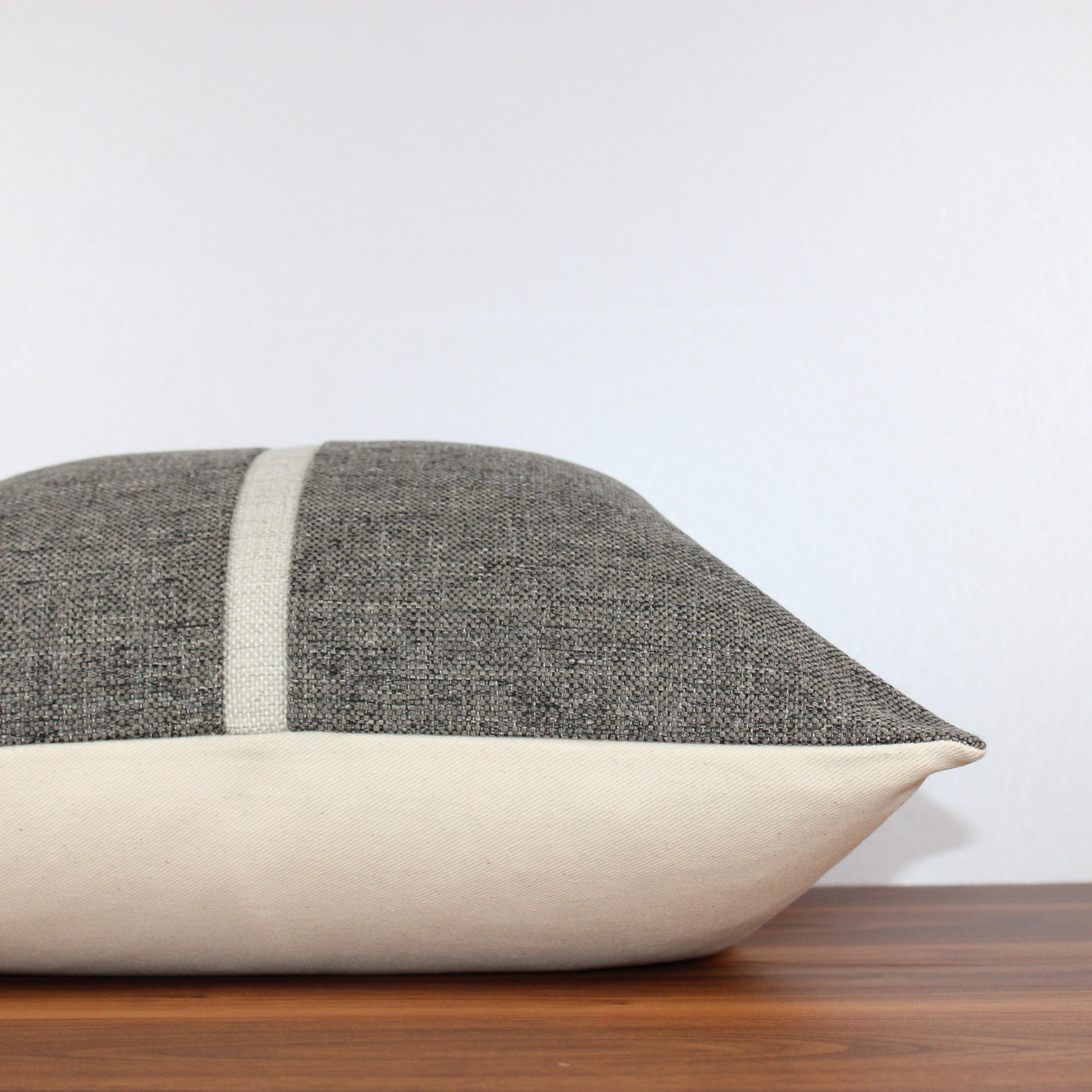 Hailey Charcoal Cover Pillow