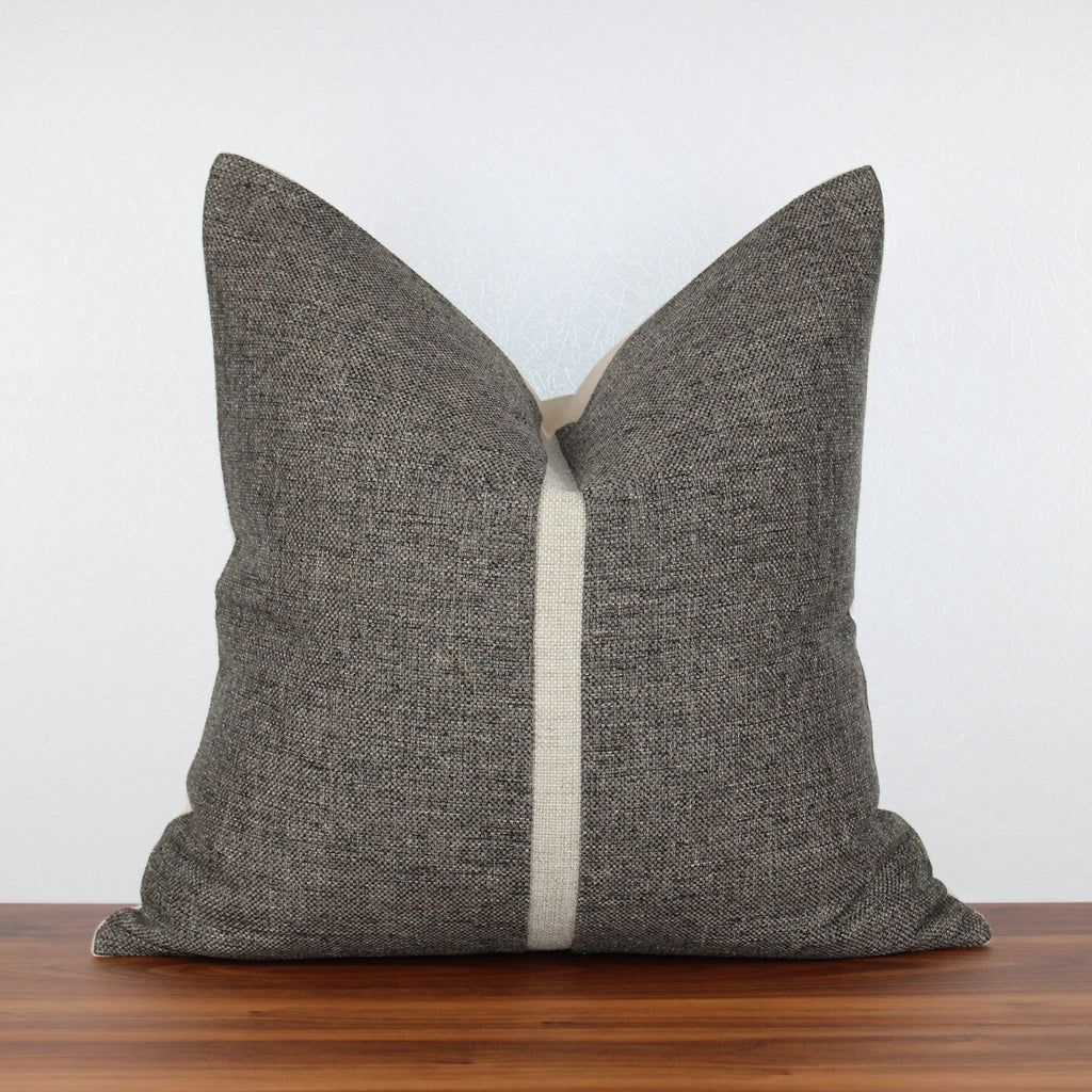 Hailey Charcoal Cover Pillow