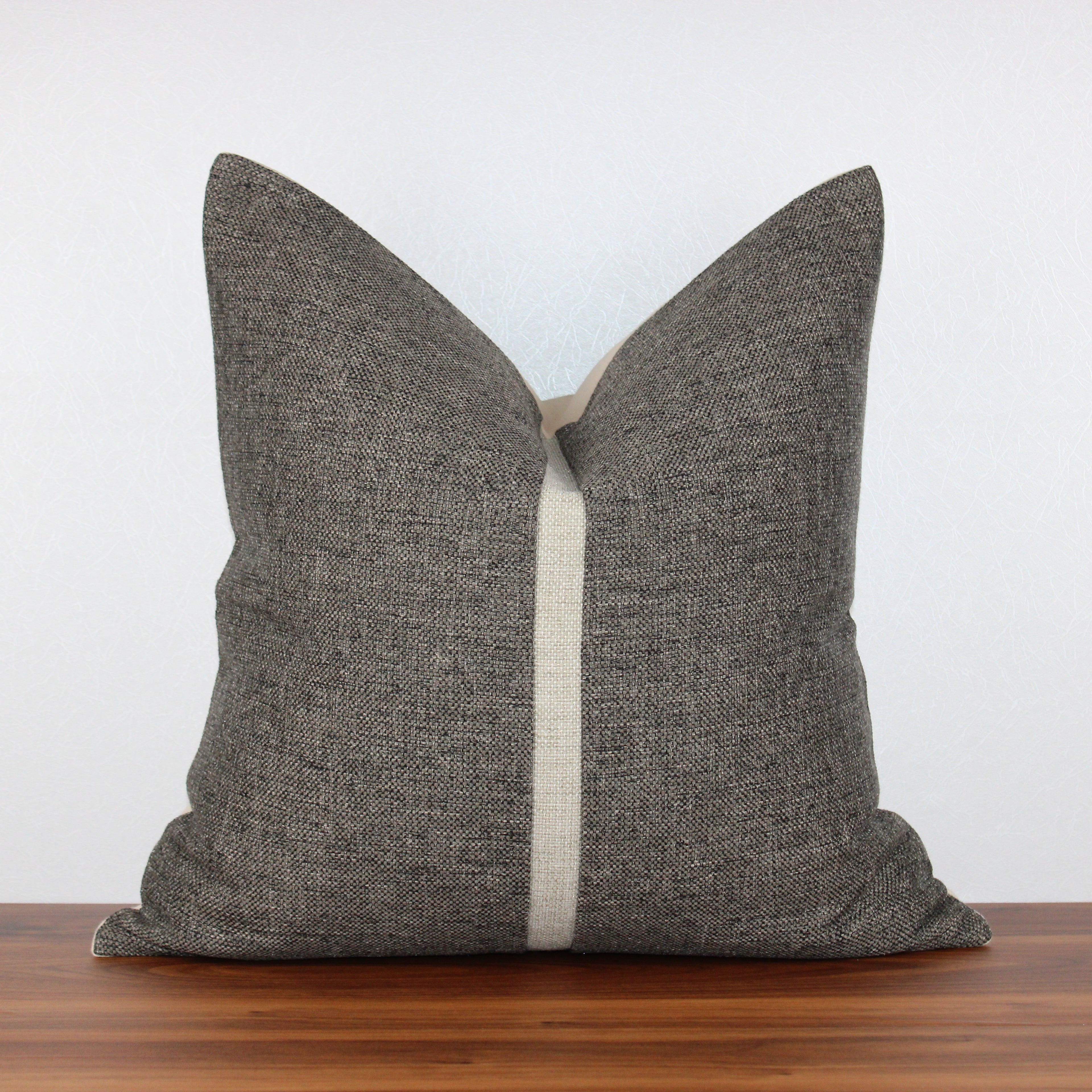Hailey Charcoal Cover Pillow