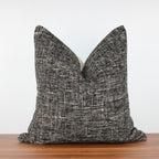 Charcoal & Cream Cover Pillow