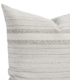 Neutral Striped Pillow