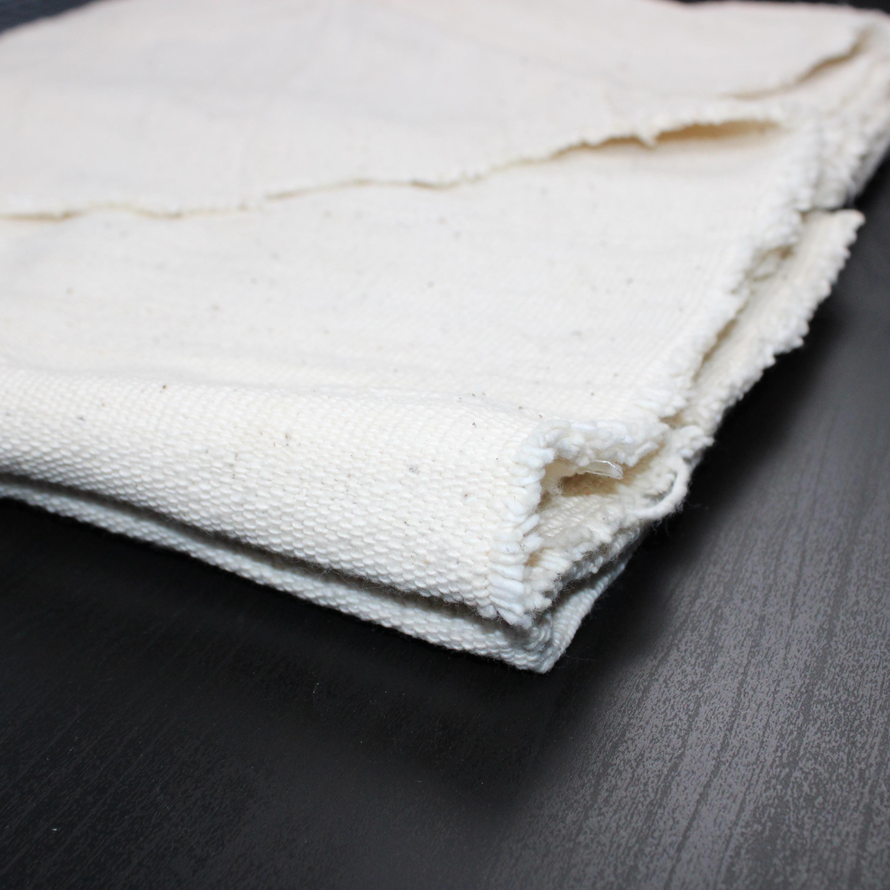 White African Mudcloth Fabric, Handwoven Natural Cotton